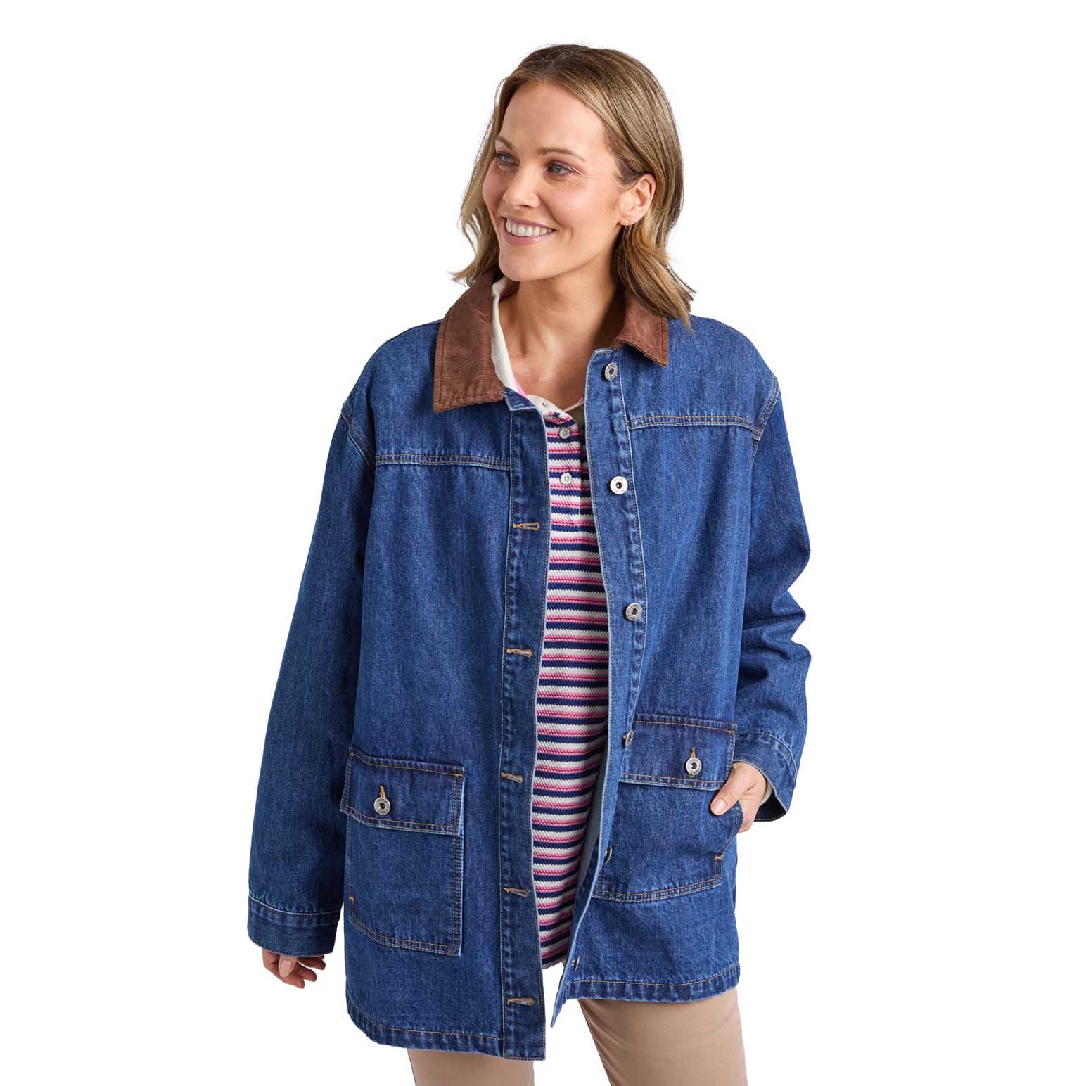 ELM Lilian Denim Barn Jacket